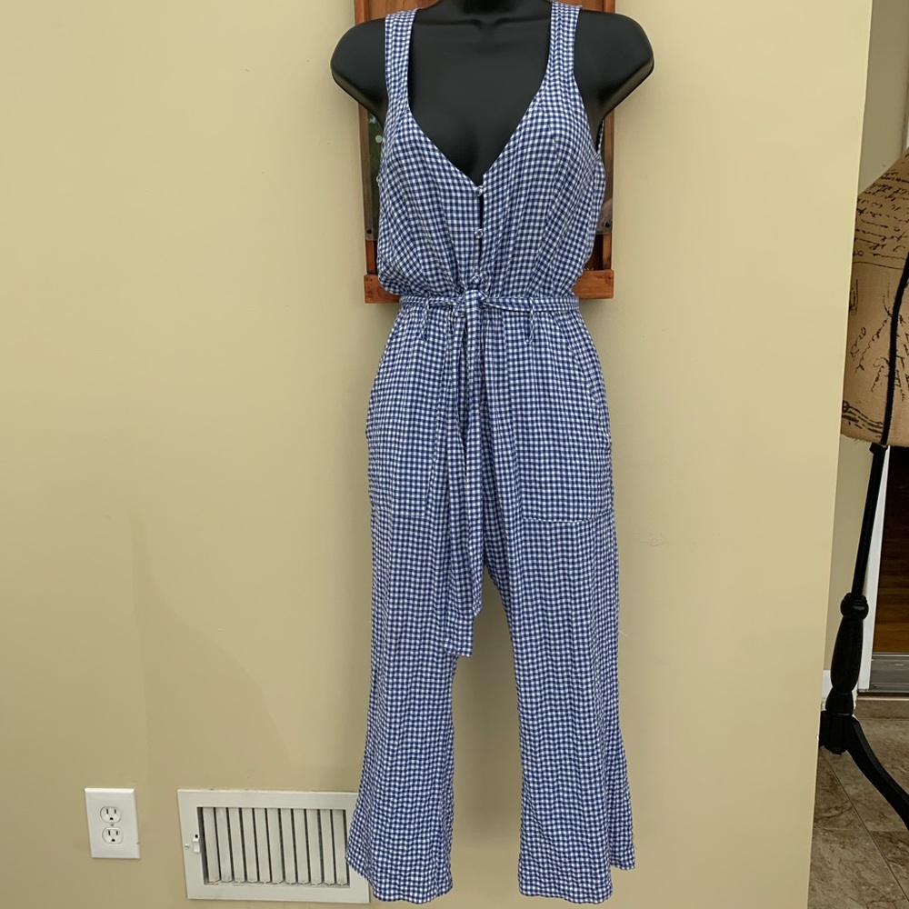 Skyler & Madison gingham jumpsuit